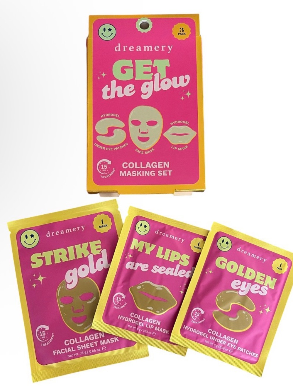 Dreamery Get the Glow Collagen Masking Set